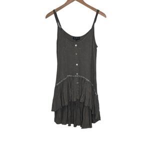 POL Hi low tank with floral detail size small